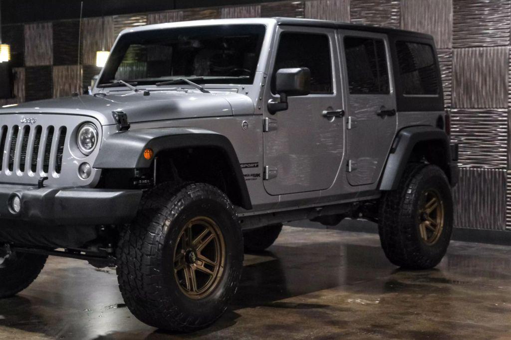 used 2018 Jeep Wrangler JK Unlimited car, priced at $19,500