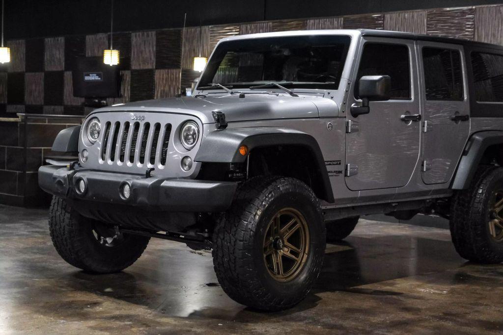 used 2018 Jeep Wrangler JK Unlimited car, priced at $19,500