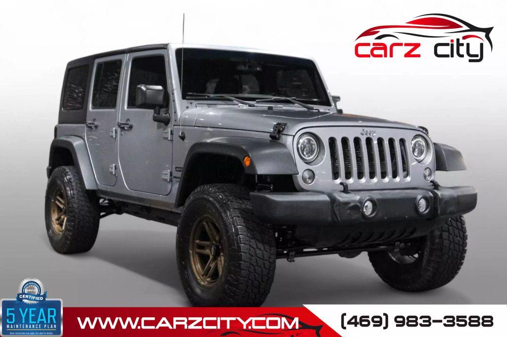 used 2018 Jeep Wrangler JK Unlimited car, priced at $19,500
