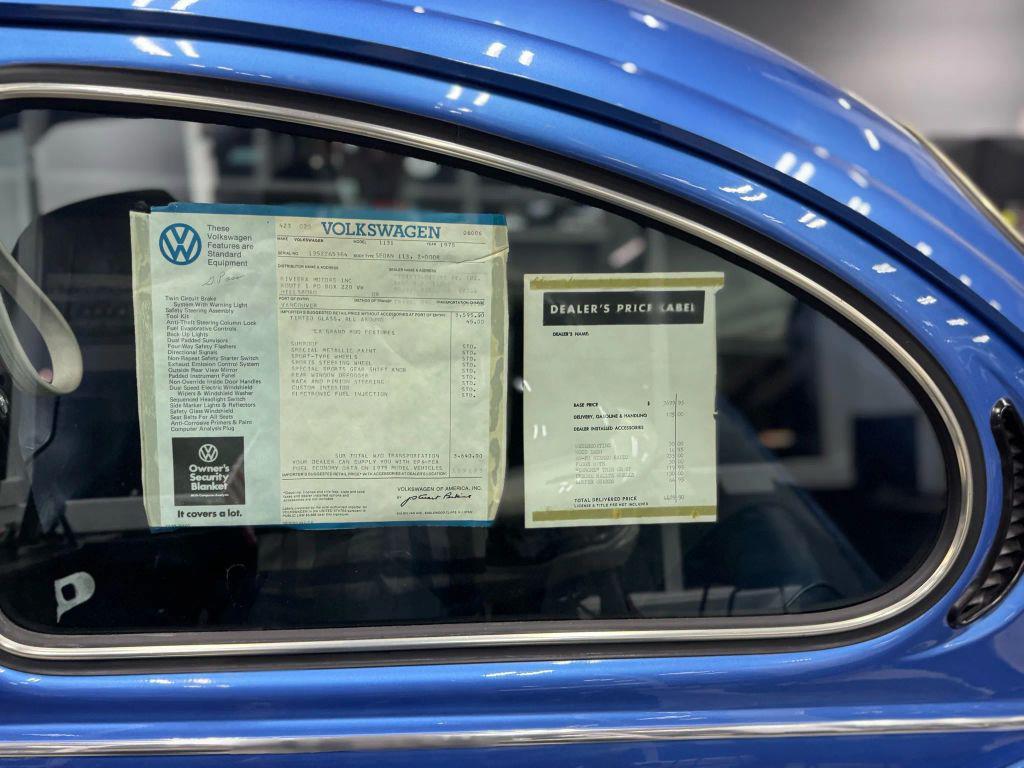 used 1975 Volkswagen Beetle (Pre-1980) car, priced at $99,995
