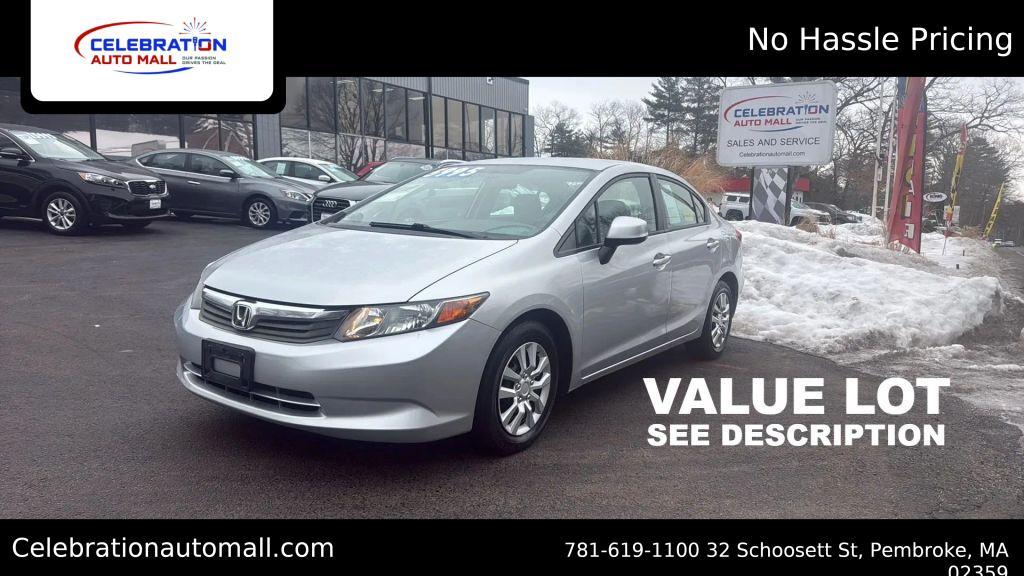 used 2012 Honda Civic car, priced at $5,995