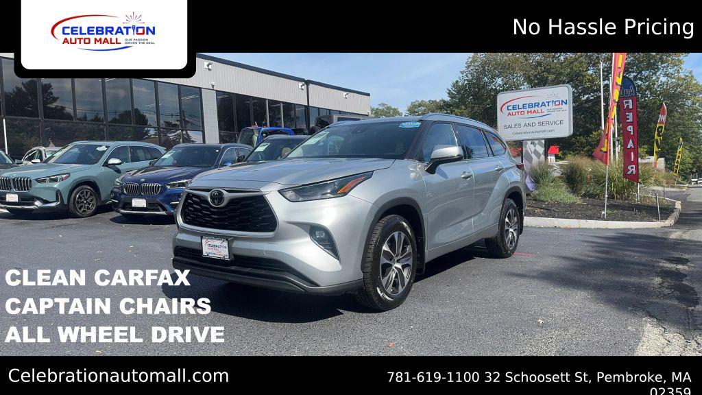 used 2021 Toyota Highlander car, priced at $26,995