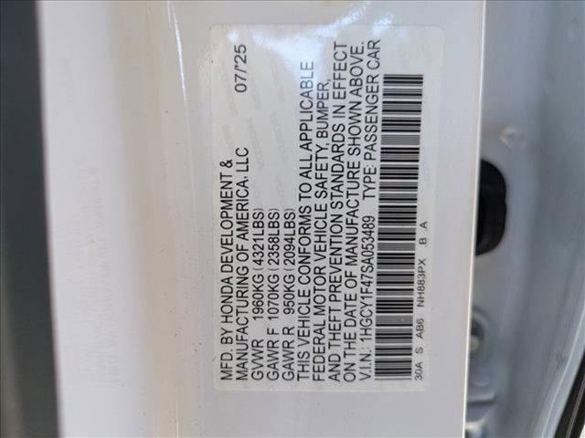 new 2025 Honda Accord car, priced at $32,664