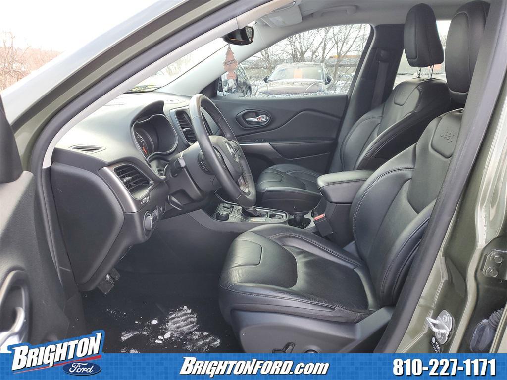 used 2021 Jeep Cherokee car, priced at $18,300