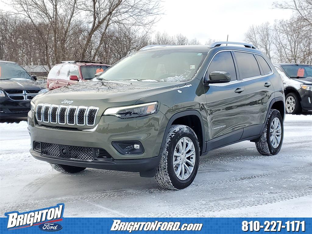 used 2021 Jeep Cherokee car, priced at $18,300