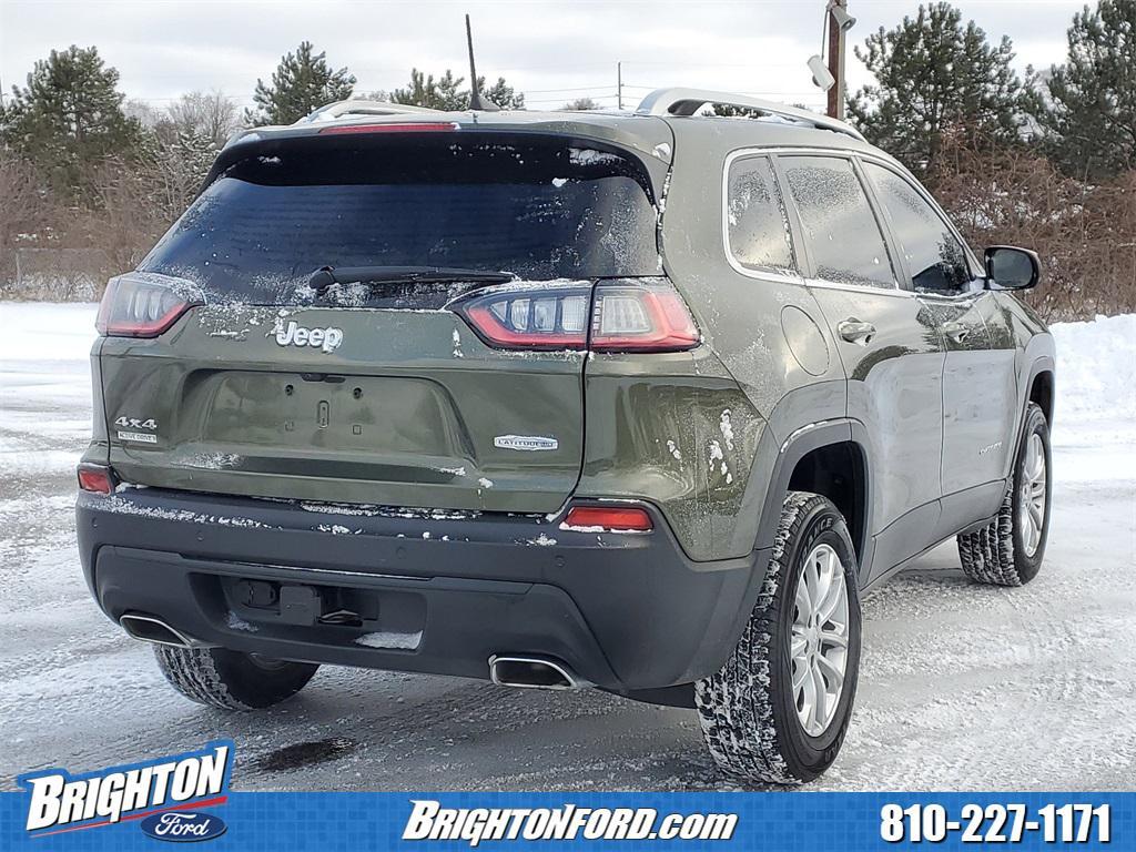 used 2021 Jeep Cherokee car, priced at $18,300