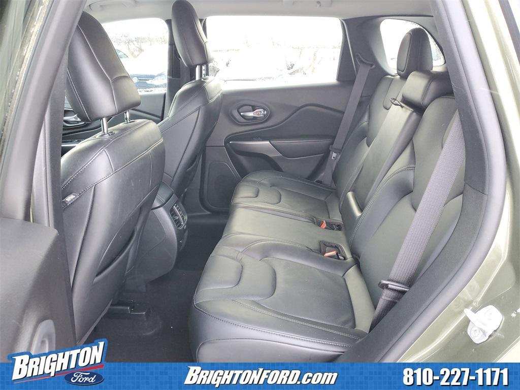 used 2021 Jeep Cherokee car, priced at $18,300