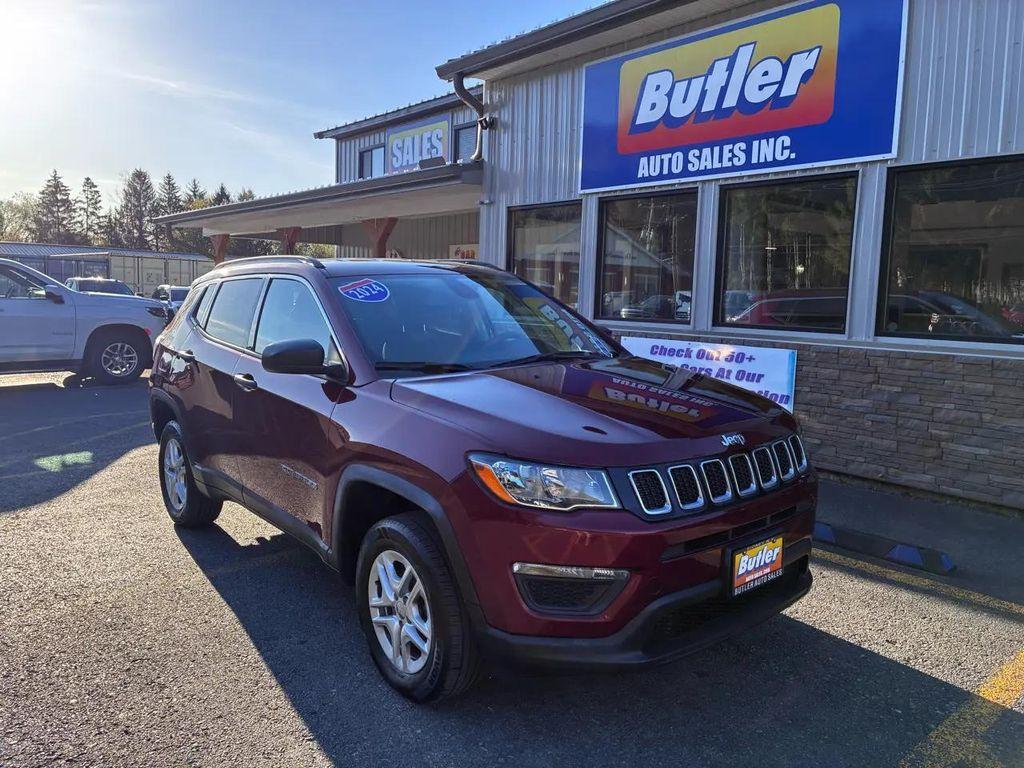 used 2021 Jeep Compass car, priced at $17,975