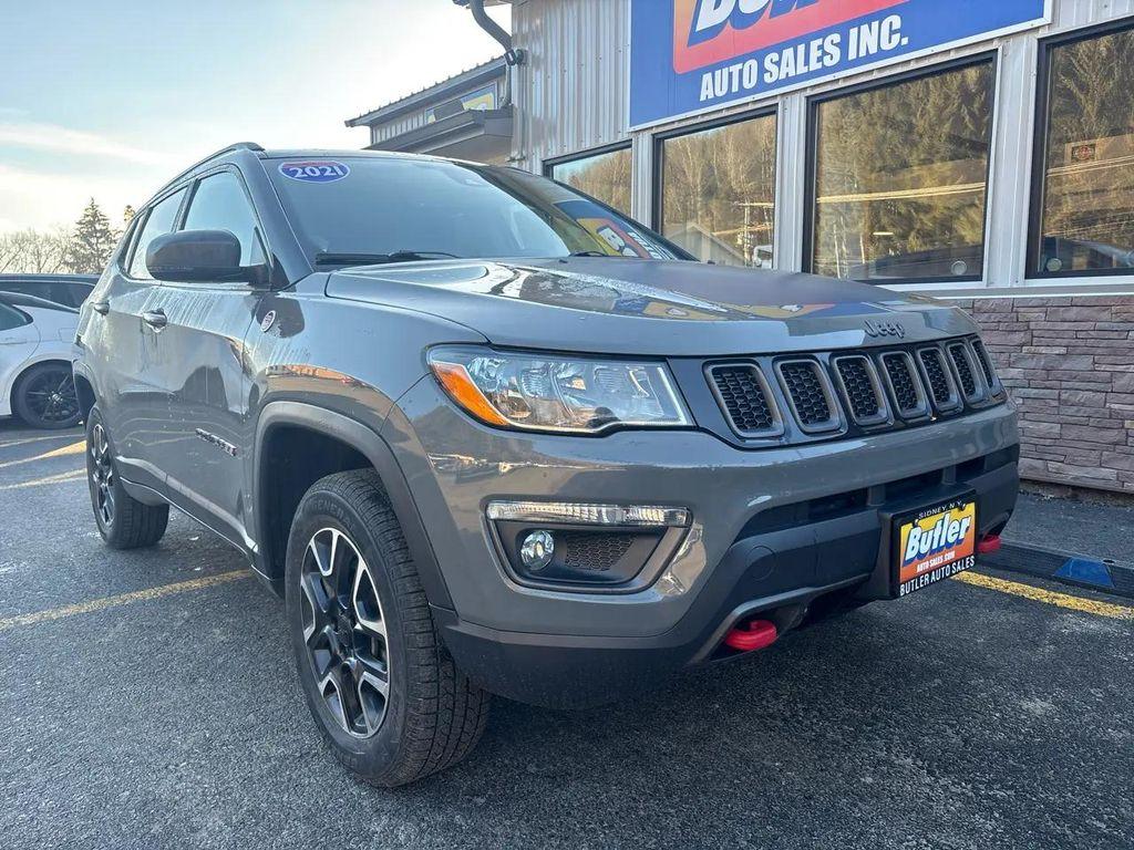used 2021 Jeep Compass car, priced at $20,975
