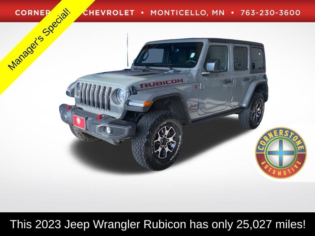used 2023 Jeep Wrangler car, priced at $36,874