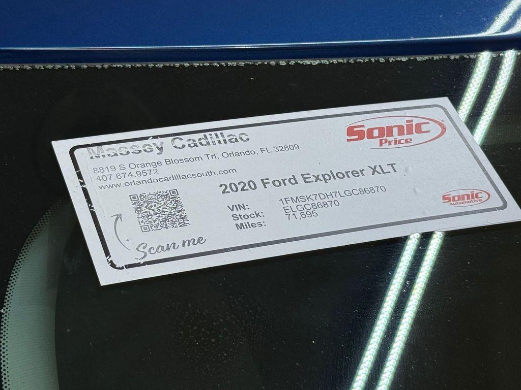 used 2020 Ford Explorer car, priced at $18,996