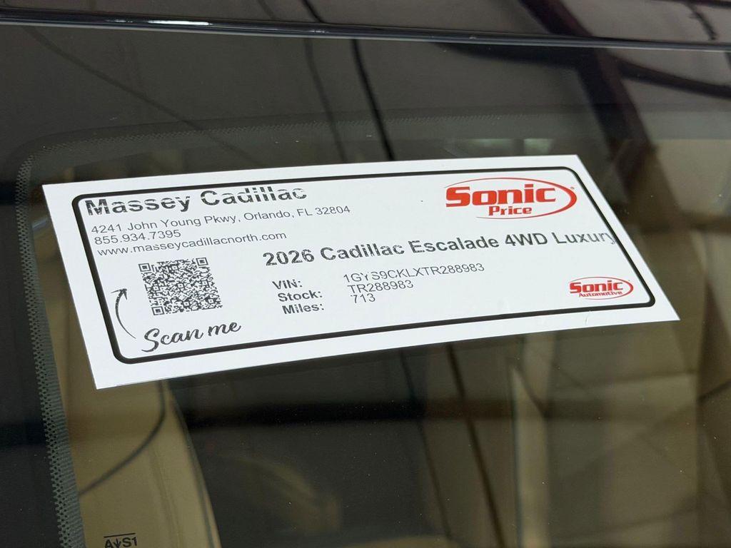 new 2026 Cadillac Escalade car, priced at $111,945