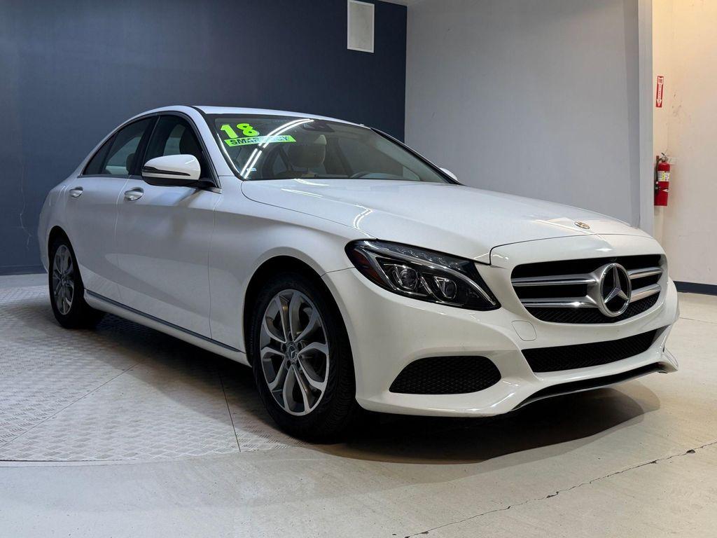 used 2018 Mercedes-Benz C-Class car, priced at $19,997
