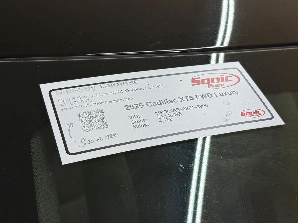 new 2025 Cadillac XT5 car, priced at $46,840