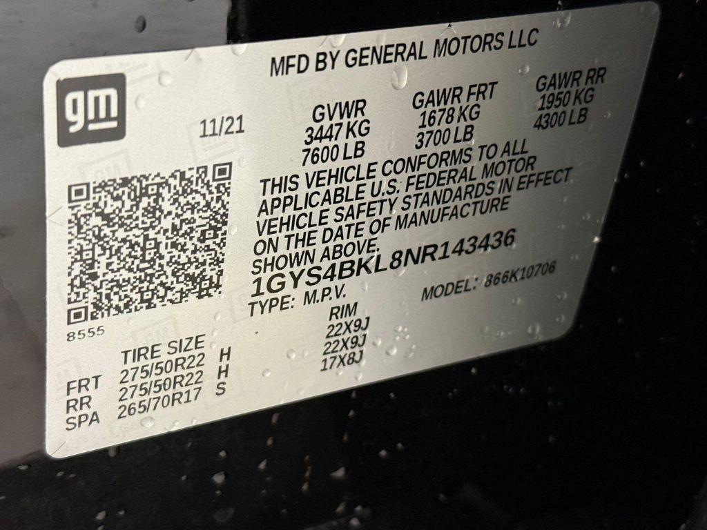 used 2022 Cadillac Escalade car, priced at $58,998