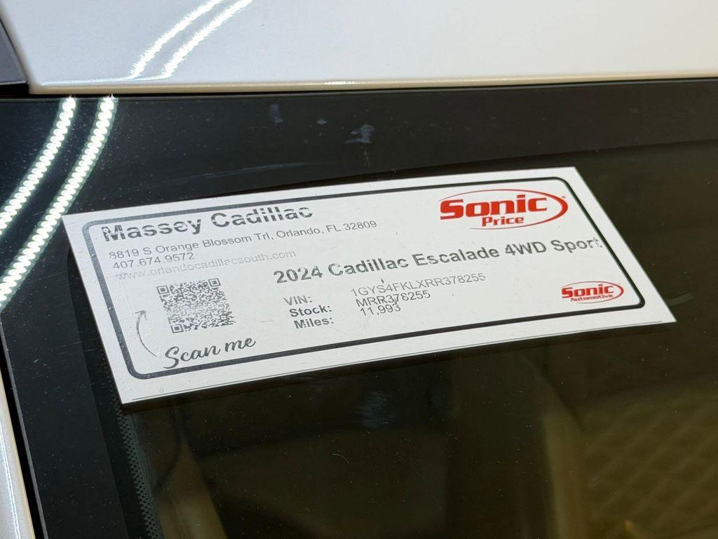 used 2024 Cadillac Escalade car, priced at $88,997