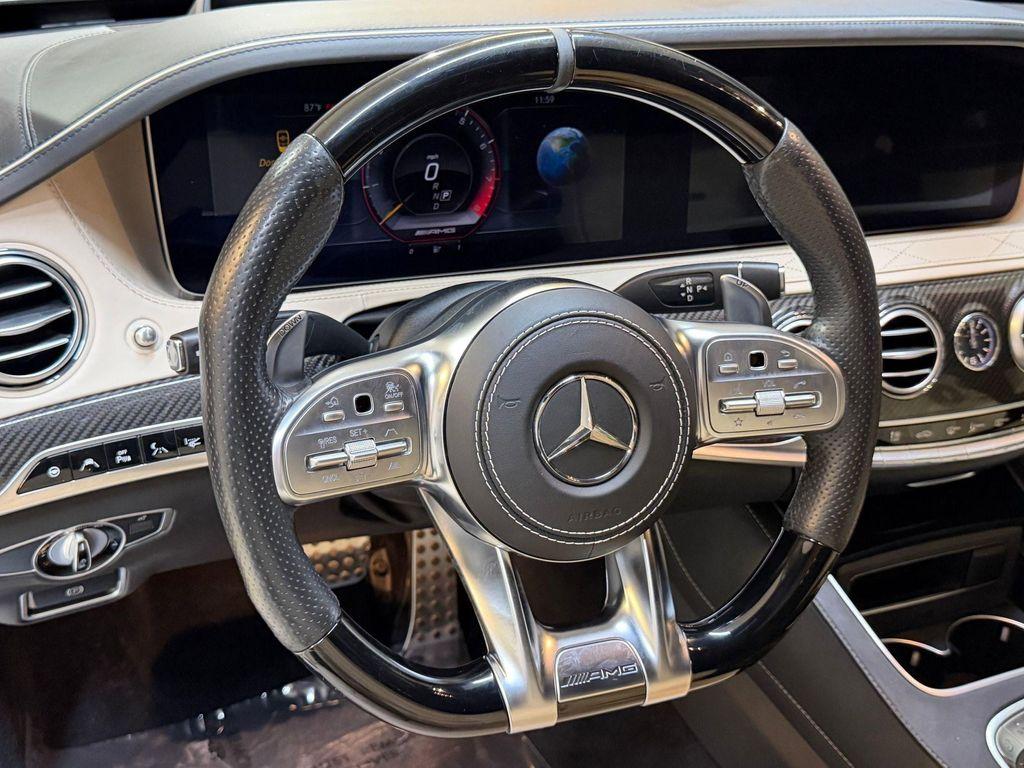 used 2020 Mercedes-Benz AMG S 63 car, priced at $75,997
