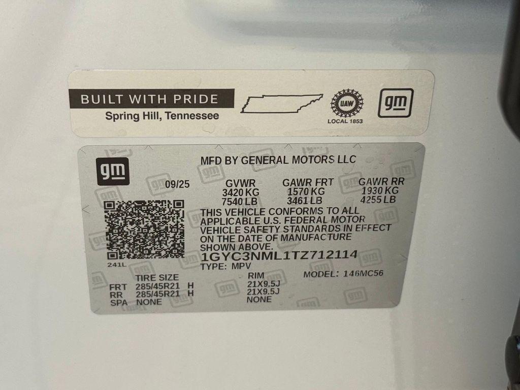 new 2026 Cadillac VISTIQ car, priced at $81,890