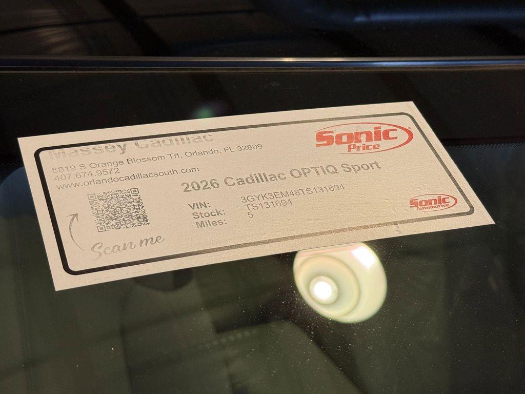 new 2026 Cadillac OPTIQ car, priced at $56,495