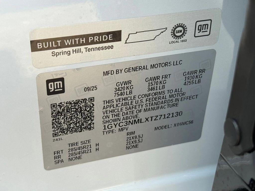 new 2026 Cadillac VISTIQ car, priced at $81,890