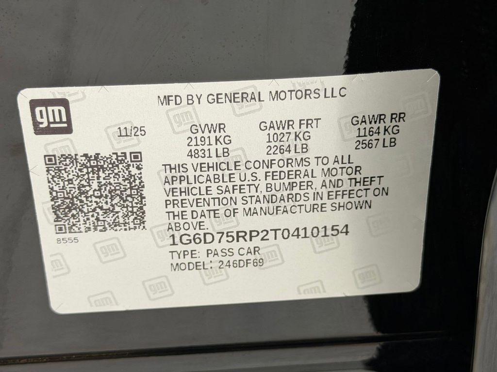 new 2026 Cadillac CT4-V car, priced at $69,910