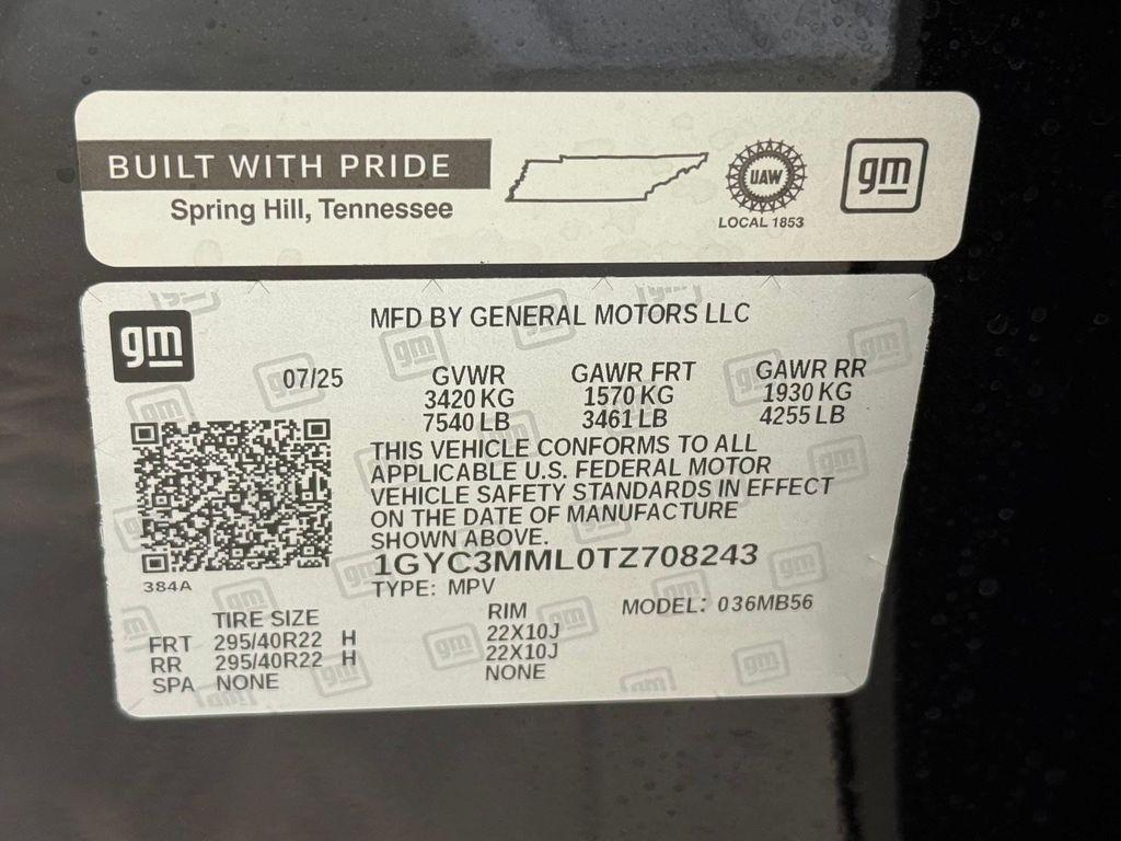 new 2026 Cadillac VISTIQ car, priced at $94,215