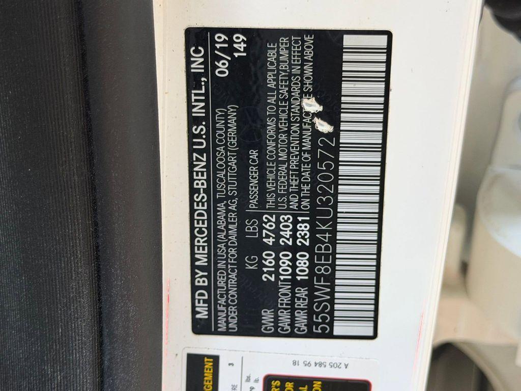 used 2019 Mercedes-Benz C-Class car, priced at $18,996