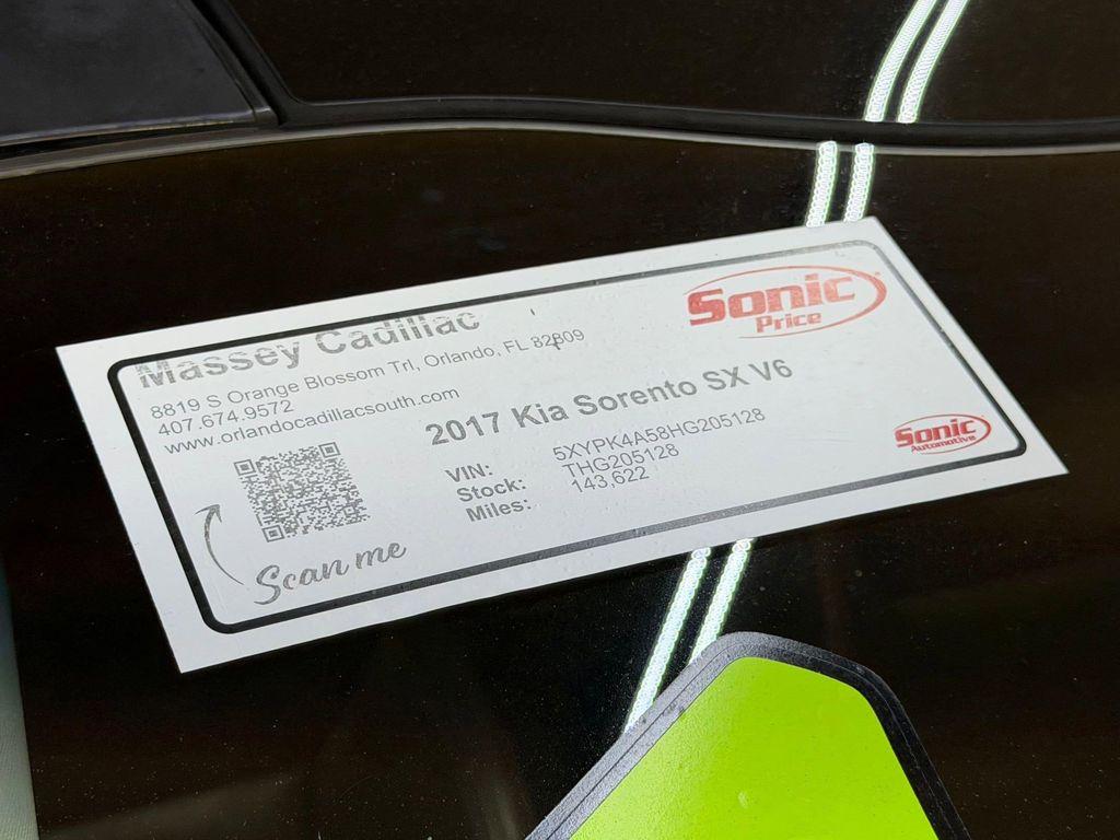 used 2017 Kia Sorento car, priced at $9,495
