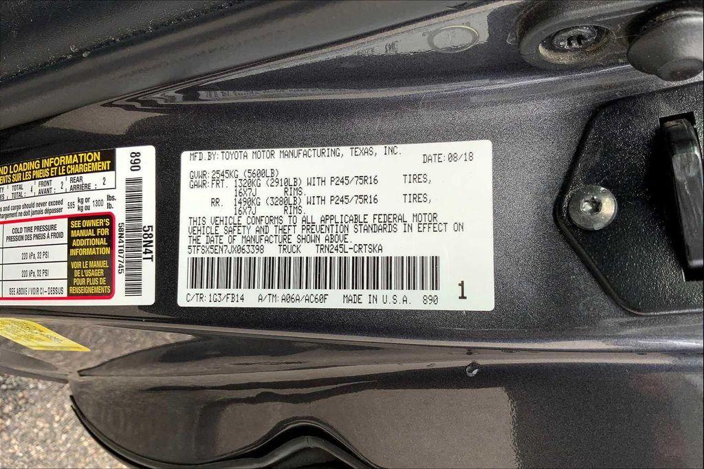 2018 Magnetic Gray Metallic Toyota Tacoma