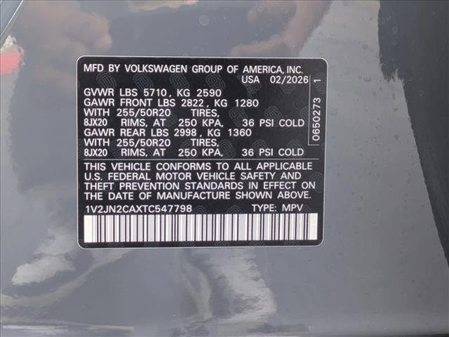 new 2026 Volkswagen Atlas car, priced at $43,233