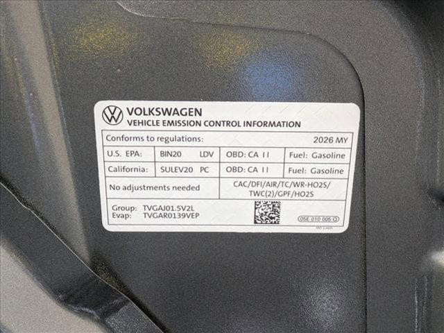 new 2026 Volkswagen Taos car, priced at $31,426