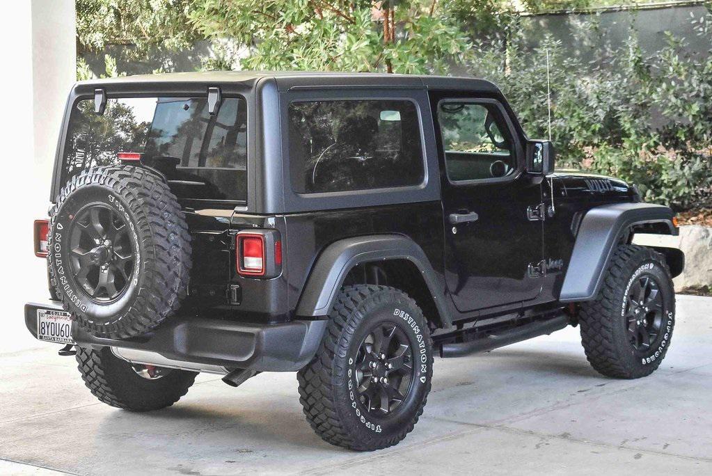 used 2021 Jeep Wrangler car, priced at $28,500