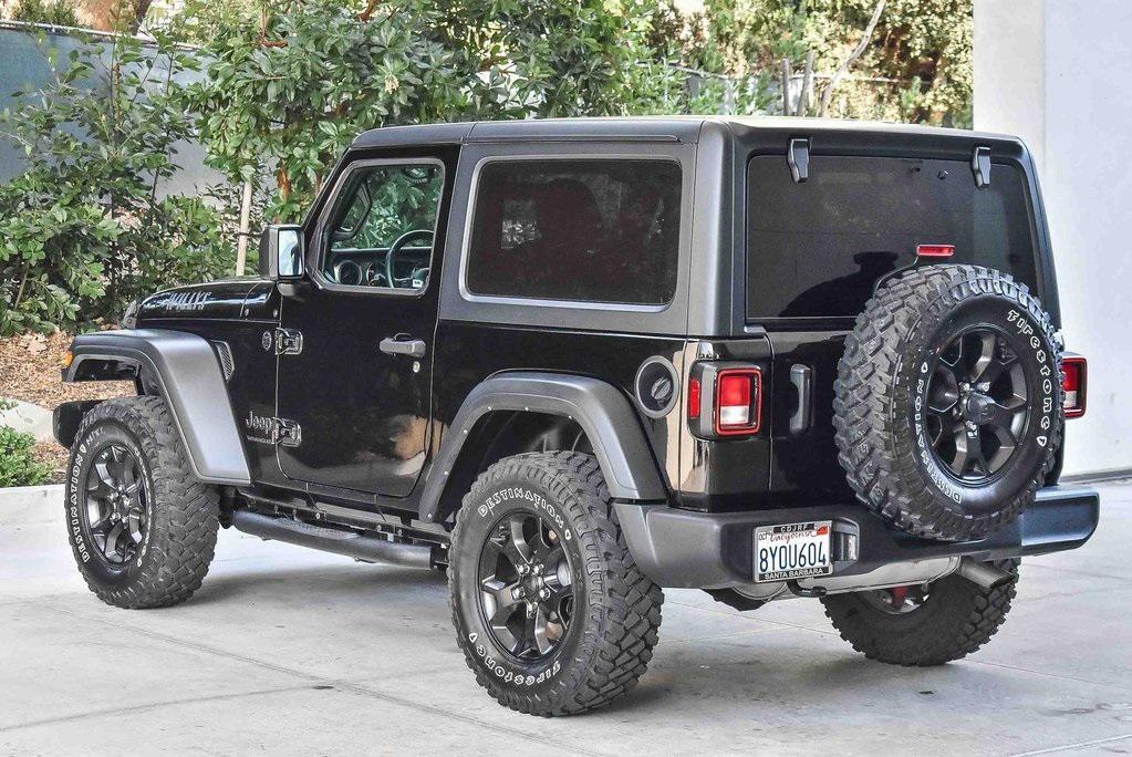 used 2021 Jeep Wrangler car, priced at $28,500