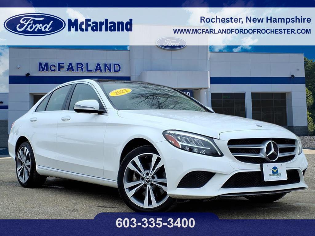 used 2021 Mercedes-Benz C-Class car, priced at $19,986