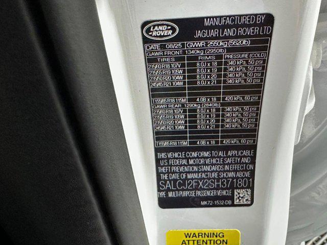 used 2025 Land Rover Discovery Sport car, priced at $51,241