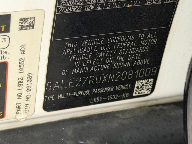 used 2022 Land Rover Defender car, priced at $49,999