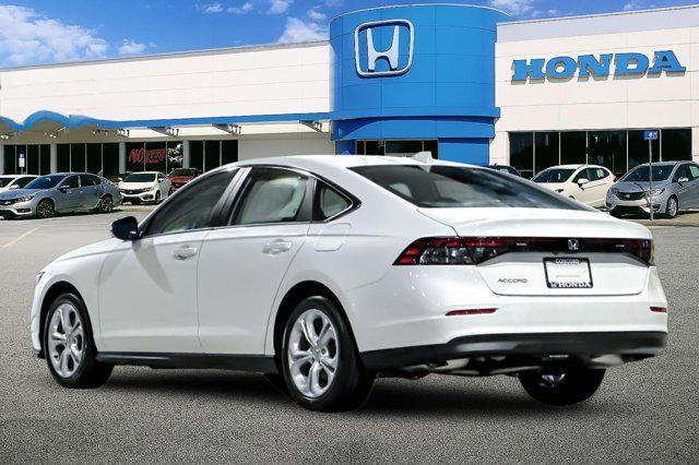 new 2025 Honda Accord car, priced at $29,945
