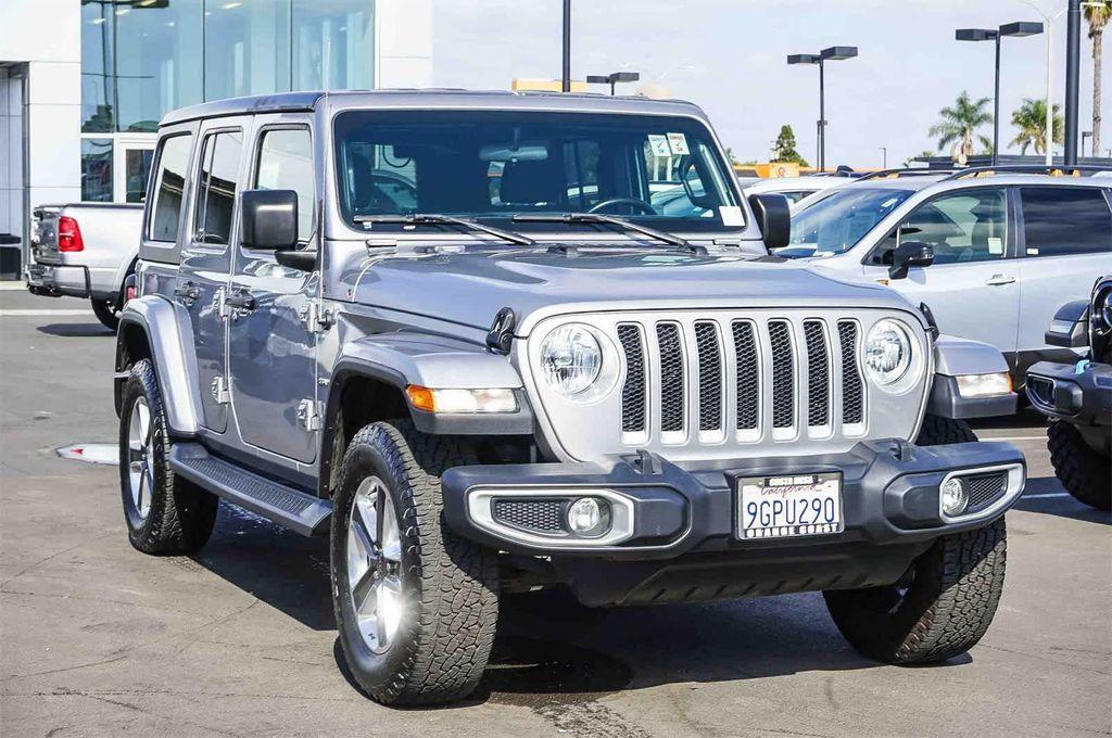 used 2020 Jeep Wrangler Unlimited car, priced at $23,972