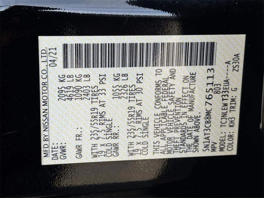 used 2021 Nissan Rogue car, priced at $15,486