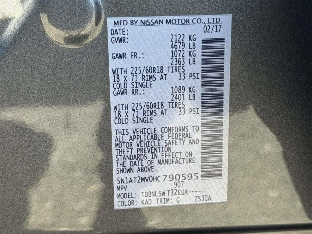 used 2017 Nissan Rogue car, priced at $14,903