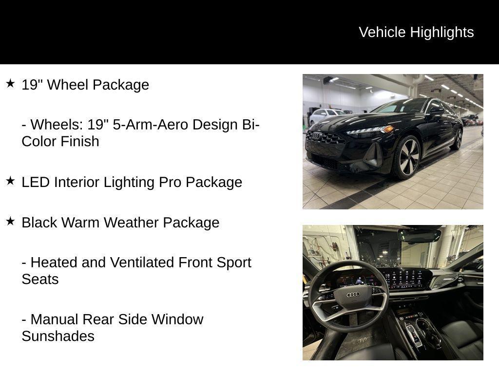 used 2025 Audi A5 car, priced at $45,977