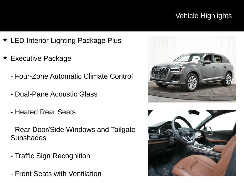 used 2025 Audi Q7 car, priced at $55,977