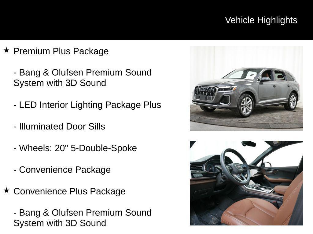 used 2025 Audi Q7 car, priced at $55,977