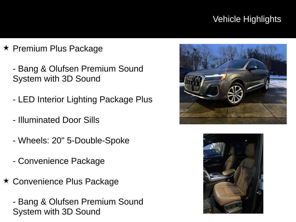 used 2025 Audi Q7 car, priced at $55,977