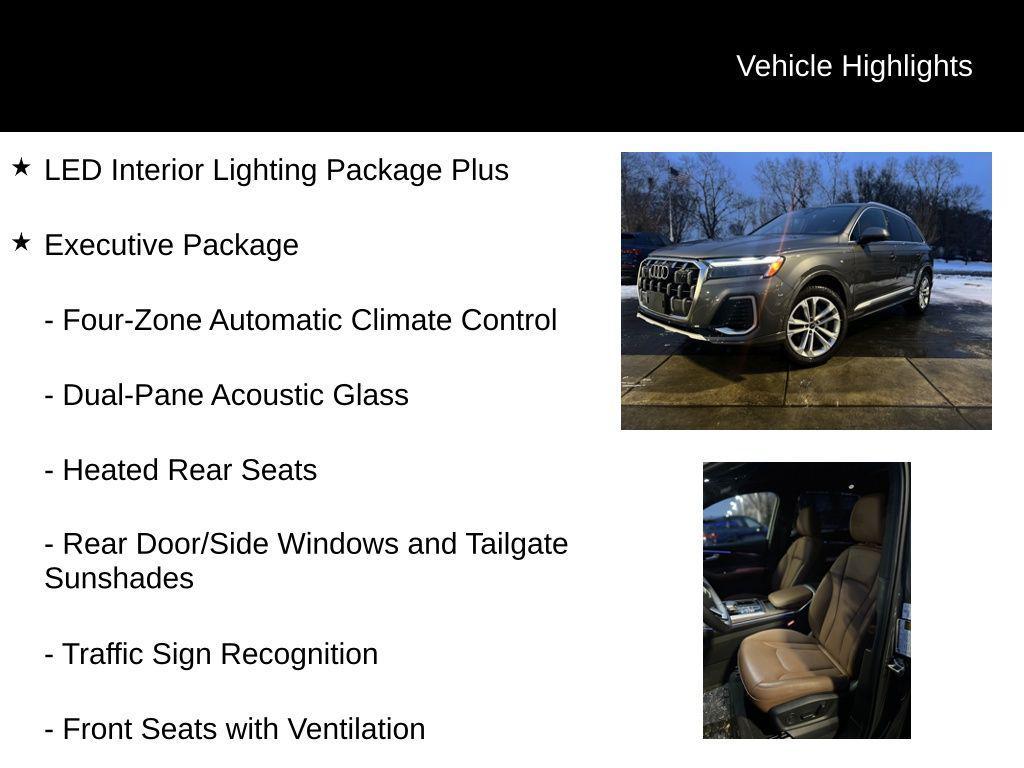 used 2025 Audi Q7 car, priced at $55,977