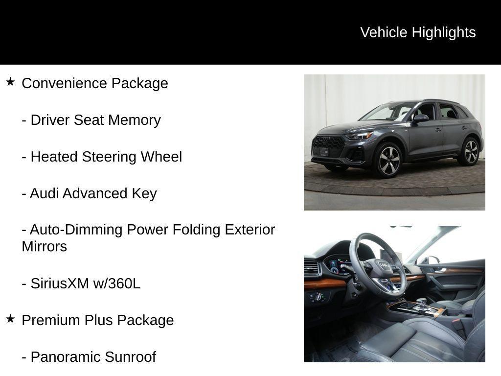 used 2023 Audi Q5 car, priced at $36,977