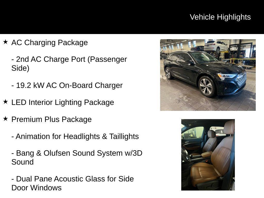 used 2024 Audi Q8 e-tron car, priced at $43,977