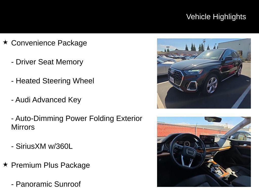 used 2023 Audi Q5 car, priced at $33,977