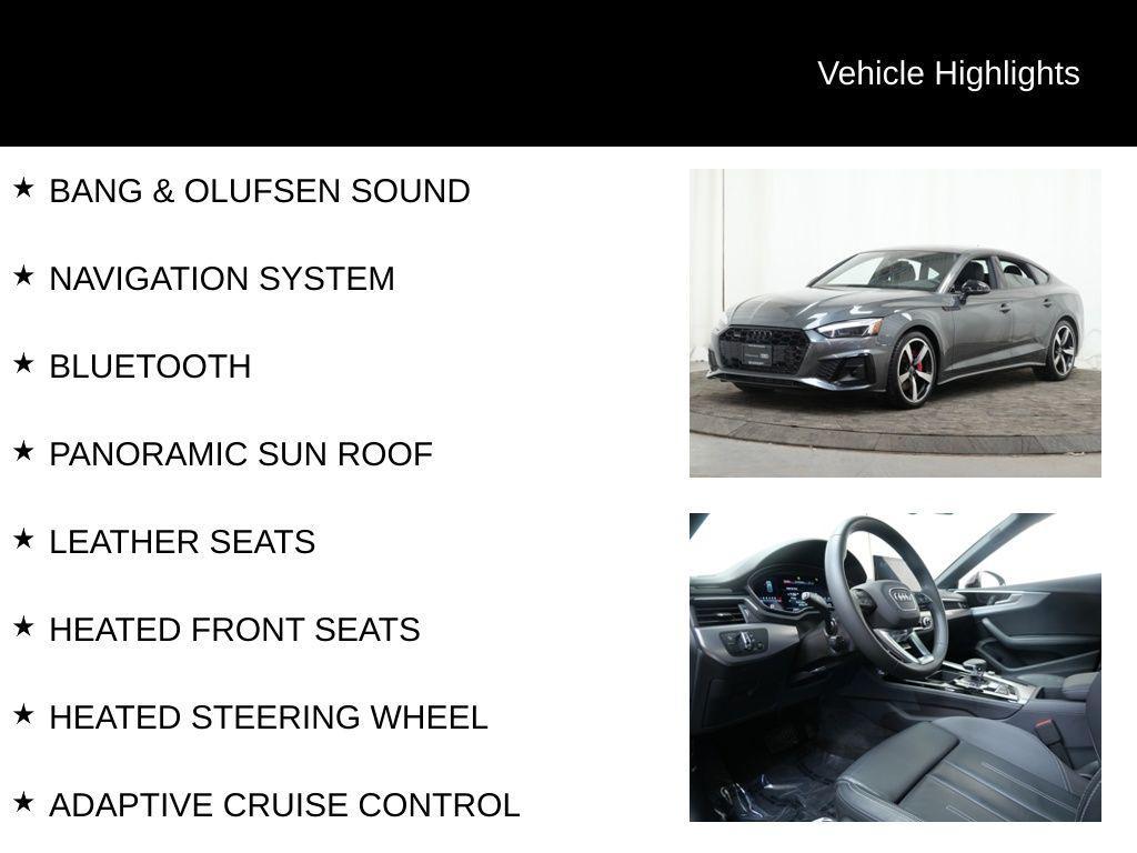 used 2023 Audi A5 Sportback car, priced at $35,977