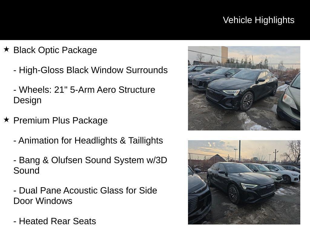 used 2024 Audi Q8 e-tron car, priced at $44,477